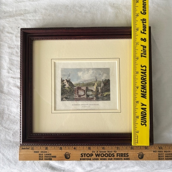 Antique 1818 Print "Bishop's Bridge, Norwich, Norfolk England W.H. Bartlett - Picture 4 of 13